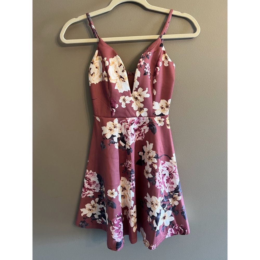 Trac floral mini dress